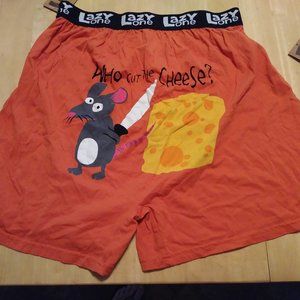 Lazy One Mens Boxer Brief Who Cut the Cheese Large